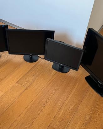 Lotto 3 monitor + TV Philips 32” funzionanti