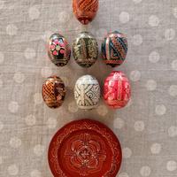 Arredo asiatico - uova di legno 