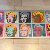 Quadro Pop Art Marilyn Monroe stile Andy Warhol