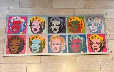 Quadro Pop Art Marilyn Monroe stile Andy Warhol