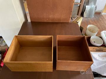 Contenitori in legno di faggio