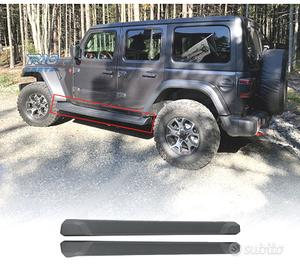 PEDANE LATERALI SOTTOPORTA JEEP WRANGLER 18-24