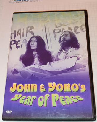 Dvd John & yoko's years of peace Lennon