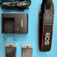 Kit 2 batterie LP-E10 2025 con caricabatterie