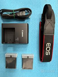 Kit 2 batterie LP-E10 2025 con caricabatterie