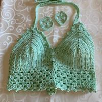 top uncinetto fatto a mano