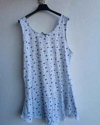 camicia da notte nuova puro cotone made in Italy 