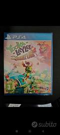 Yooka laylee and the impossible lair PS4 NUOVO