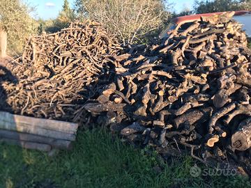 Legna Olivo per artigianato stufa camino forno