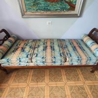 dormeuse in noce xix secolo