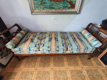 dormeuse in noce xix secolo