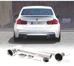 KIT SCARICO CON TERMINALI BMW F30 F31 LOOK M PERFO