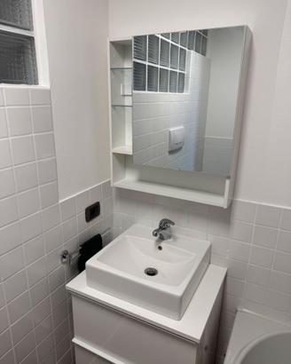 Mobile bagno con lavabo e specchiera Passo Tonale