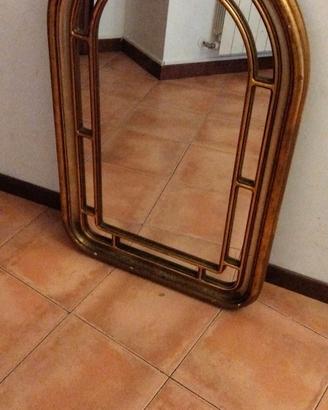 specchio in legno oro vintage 