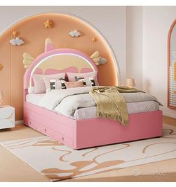 Letto unicorno con due letti 