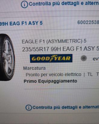 GOMME GOODYEAR 235/55R17 99H 