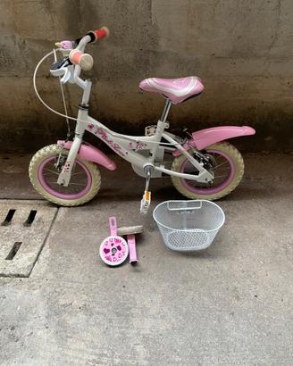 Bicicletta bambina 12 pollici rosa