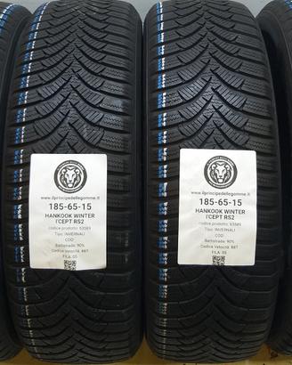 4 GOMME 185 65 15 HANKOOK A63589