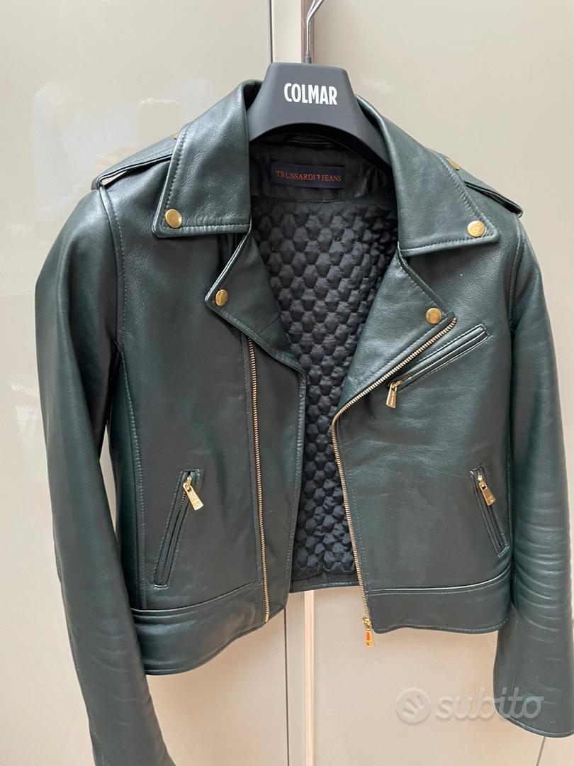 Giubbino in pelle Trussardi Jeans Abbigliamento e Accessori In