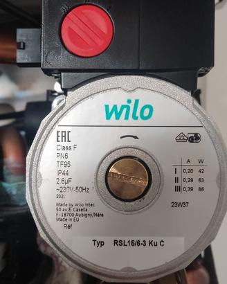 WILO CIRCOLATORE/POMPA RISCALDAMENTO