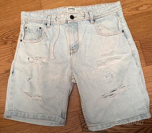 Pull&Bear - calzoncini stretch denim