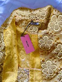 Soprabito MIU MIU originale. Nuovo. Color giallo