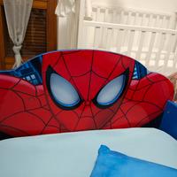 LETTO SPIDERMAN EFFETTO LUCE NOTTE