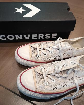 Converse All Stars sneakers con pizzo