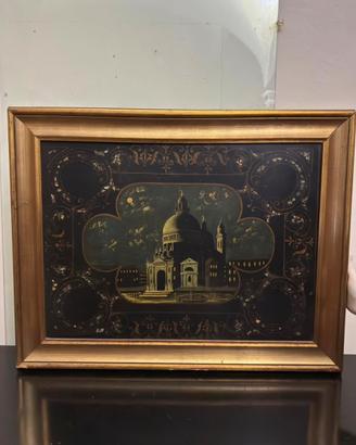 Quadro decorativo vintage su metallo