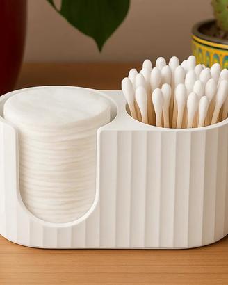 Porta Dischetti e Cotton Fioc Organizer Bagno