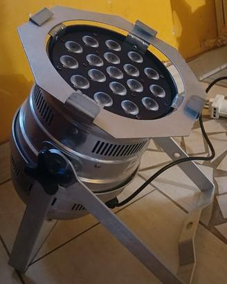 Faretto 18 led RGB - dmx