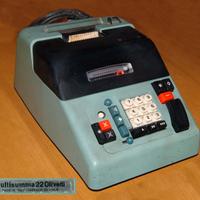 Calcolatrice OLIVETTI Multisumma 22 vintage antica
