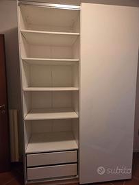 Ikea Pax Hasvik Armadio ante scorrevoli bianco