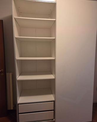 Ikea Pax Hasvik Armadio ante scorrevoli bianco