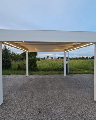 PERGOLA CON TELO RETRAIBILE