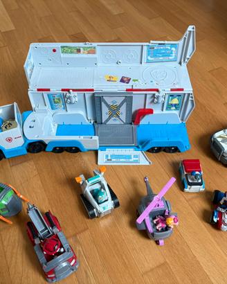 Paw patroller paw patrol con 8 veicoli
