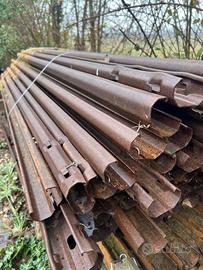 Pali in corten per vigneto