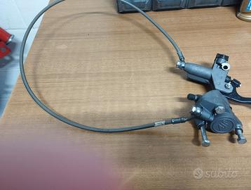 Impianto frenante AJP per enduro 50