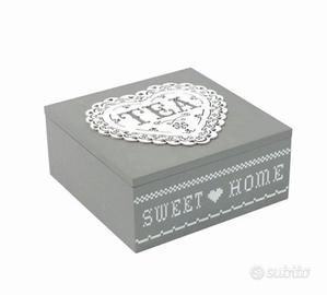 Scatola portathe quadrata