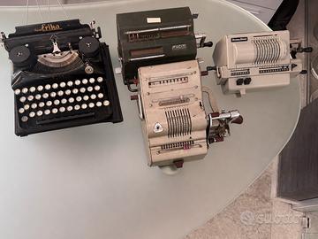 Collezione strumenti da ufficio vintage