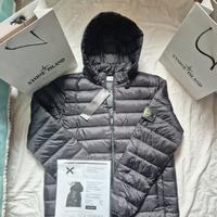 Piumino Stone Island Grigio Uomo 