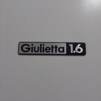 Emblema logo Alfa Romeo Giulietta nuovo originale