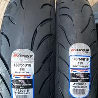 Coppia pneumatici Harley AVON Cobra Chrome nuovi