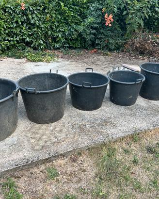 Mastelli vasi grandi in plastica pesante