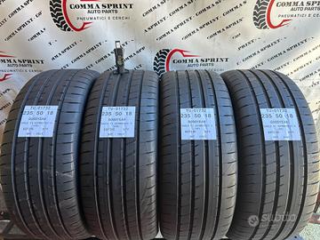 4 PNEUMATICI 235/50 R18 GOODYEAR ESTIVE 75%