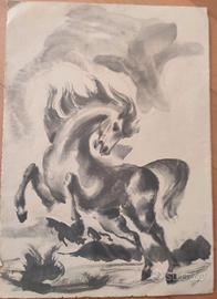 Aligi Sassu su cartoncino