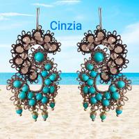 Orecchini in pizzo chiacchierino