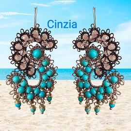 Orecchini in pizzo chiacchierino