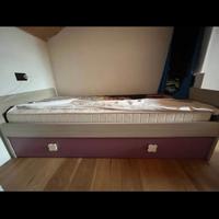 Letto singolo con cassetto
