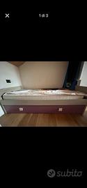Letto singolo con cassetto